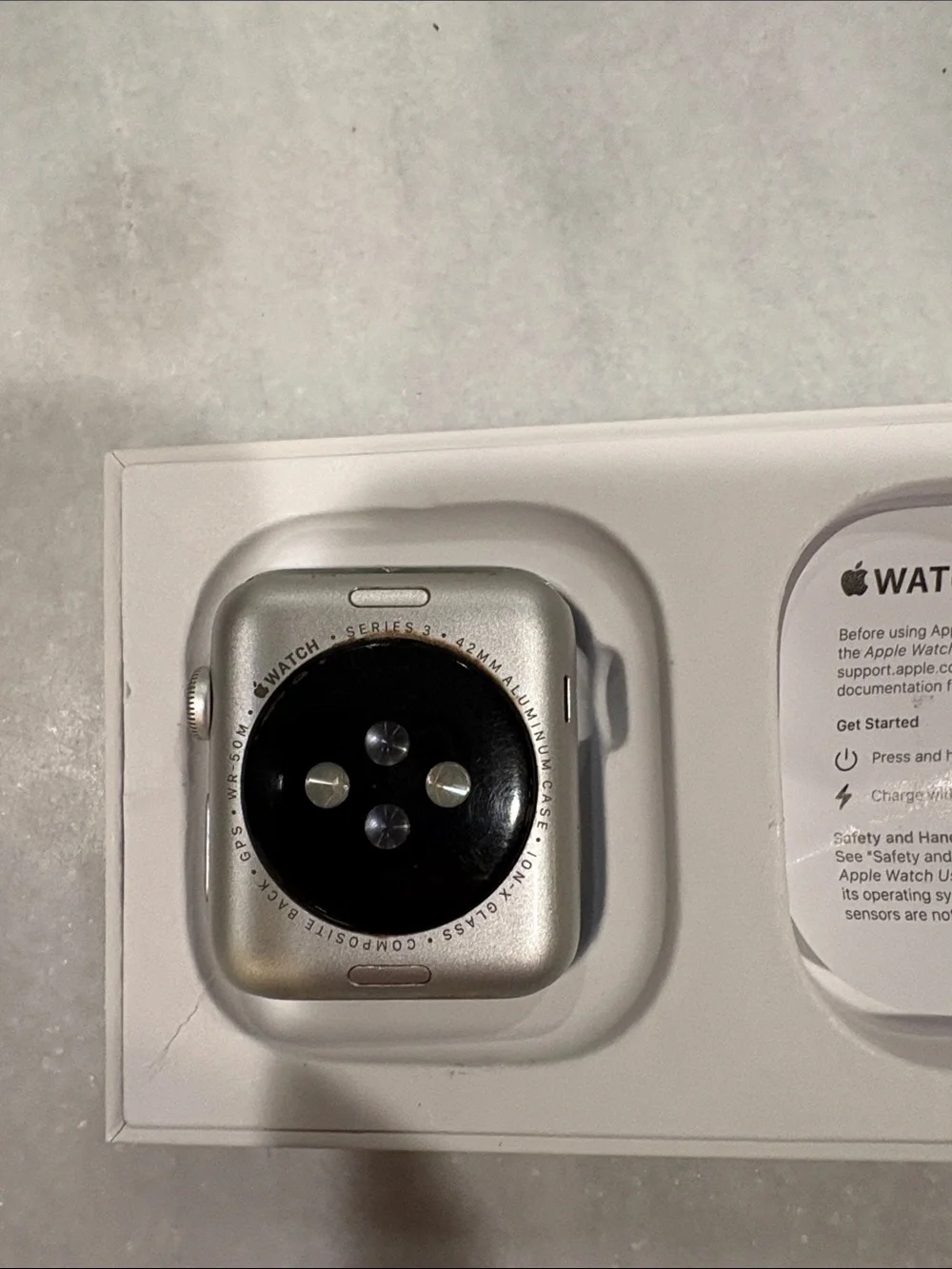 Apple watch featuring